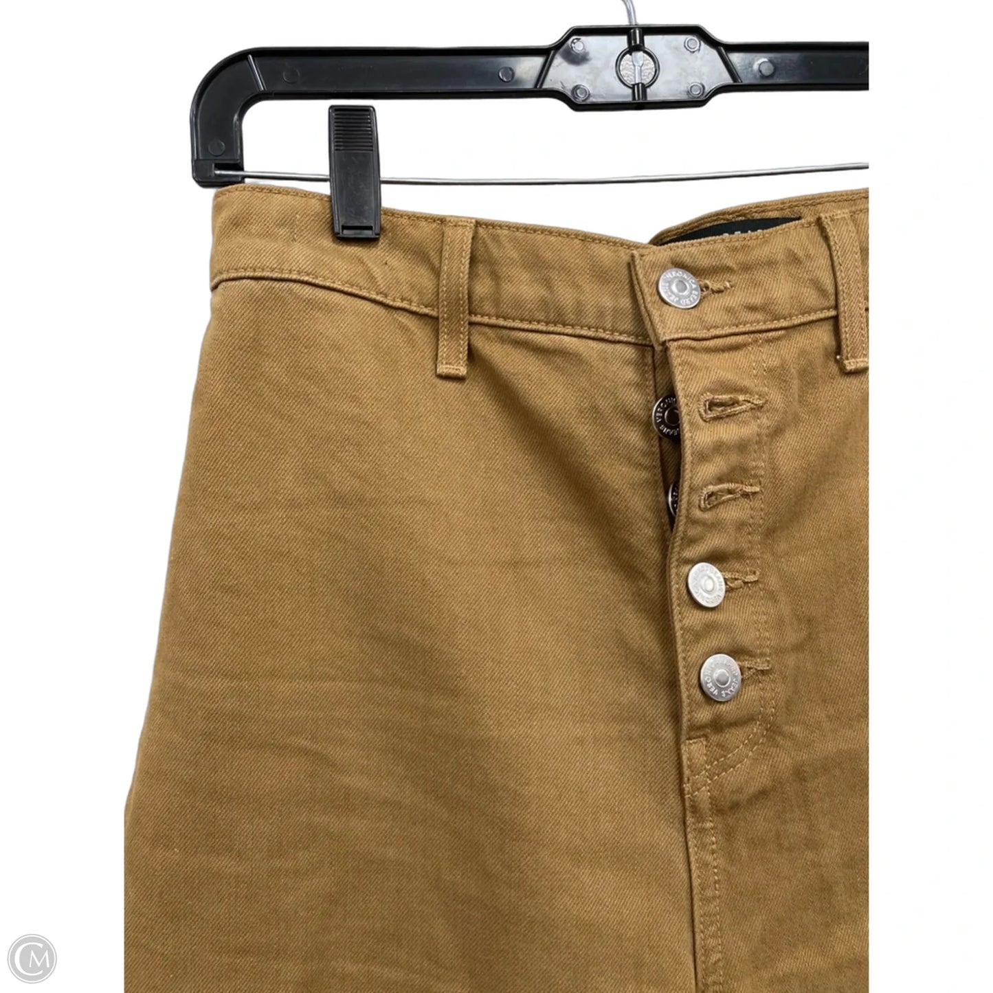 Jeans Wide Leg By Veronica Beard In Gold, Size: 8