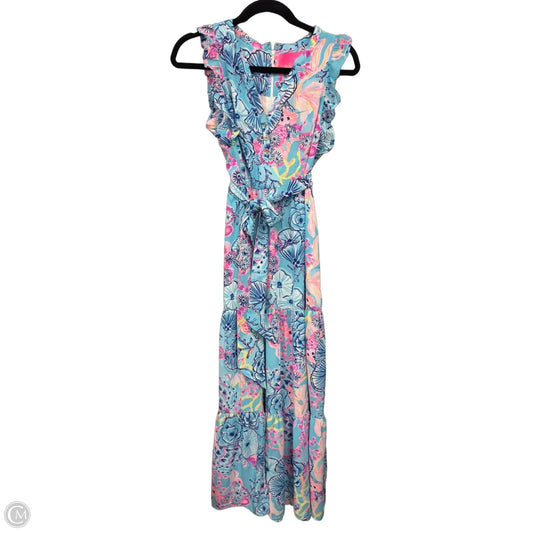 Dress Designer By Lilly Pulitzer In Floral Print, Size: Xxs