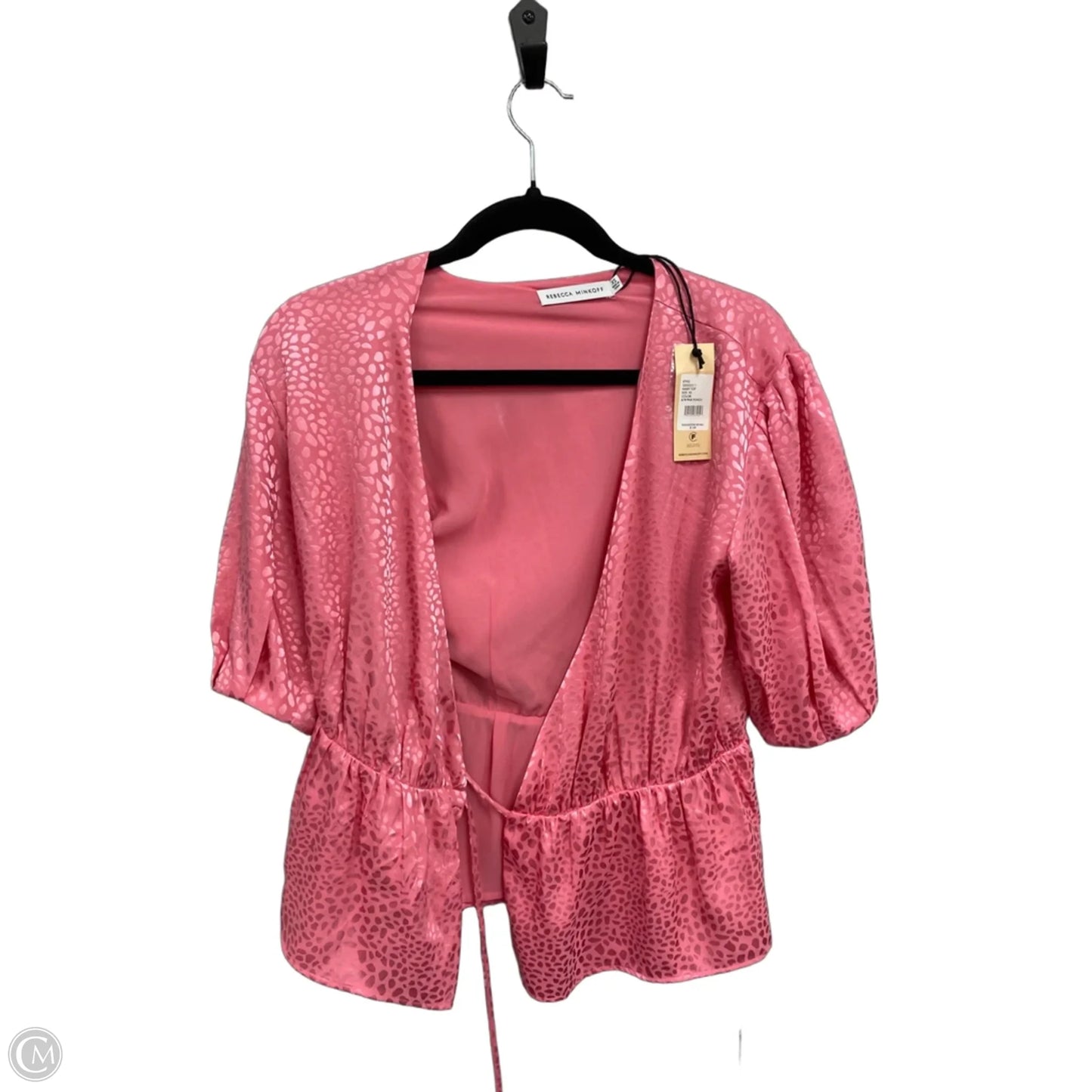 Blouse Designer By Rebecca Minkoff In Pink, Size: Xs