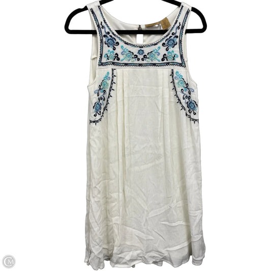 Dress Casual Short By Wrangler In Blue & Cream, Size: Sp