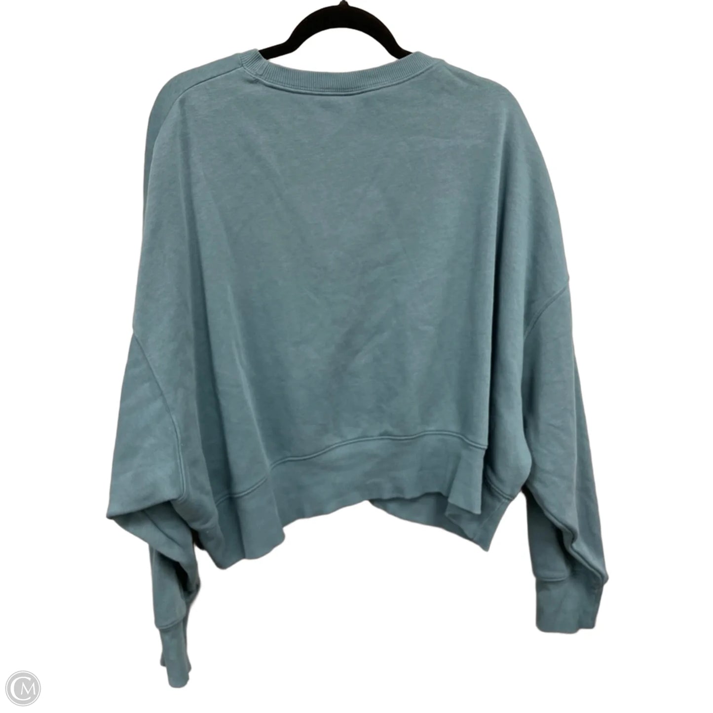 Sweatshirt Crewneck By Nike Apparel In Blue, Size: M