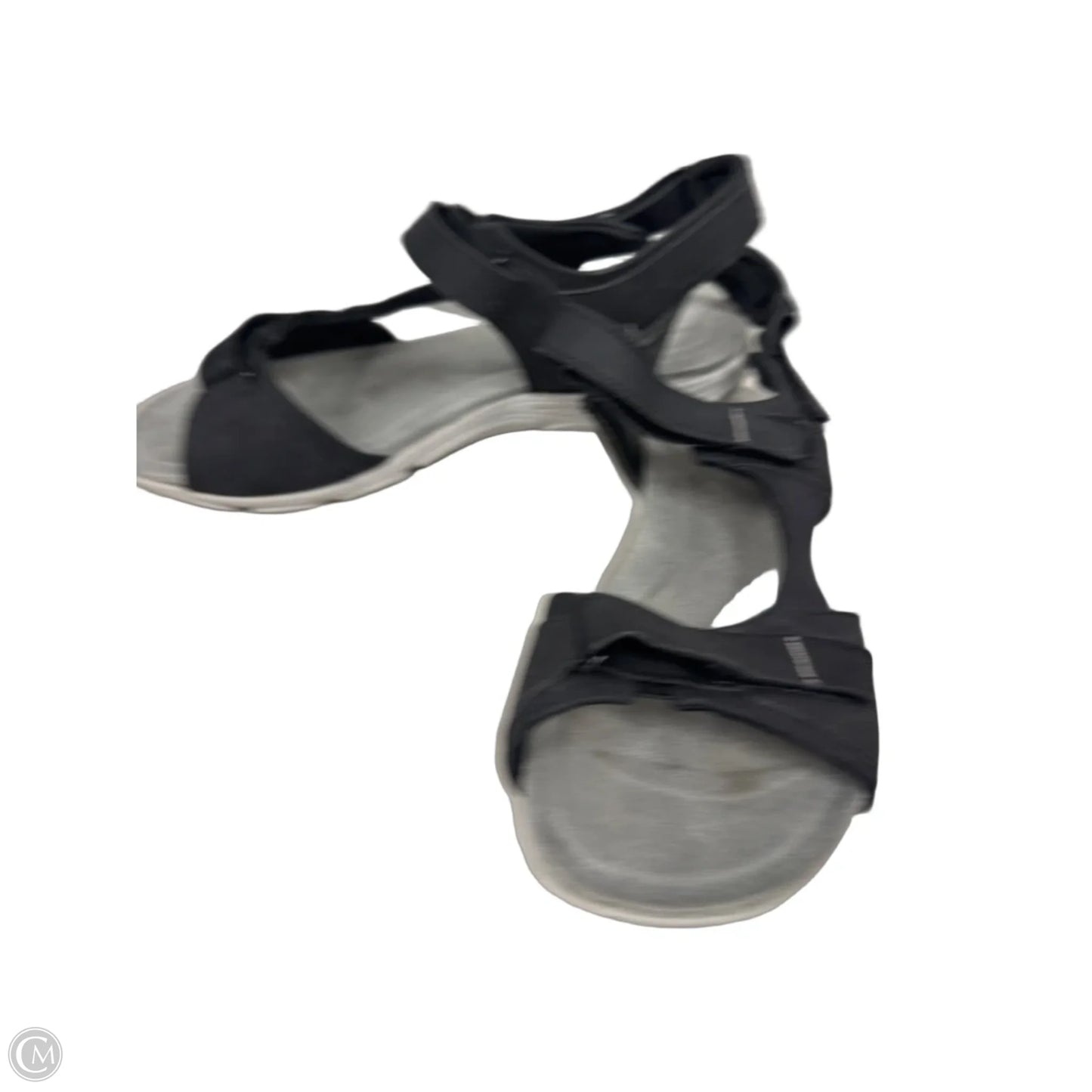Sandals Flats By Easy Spirit In Black, Size: 8