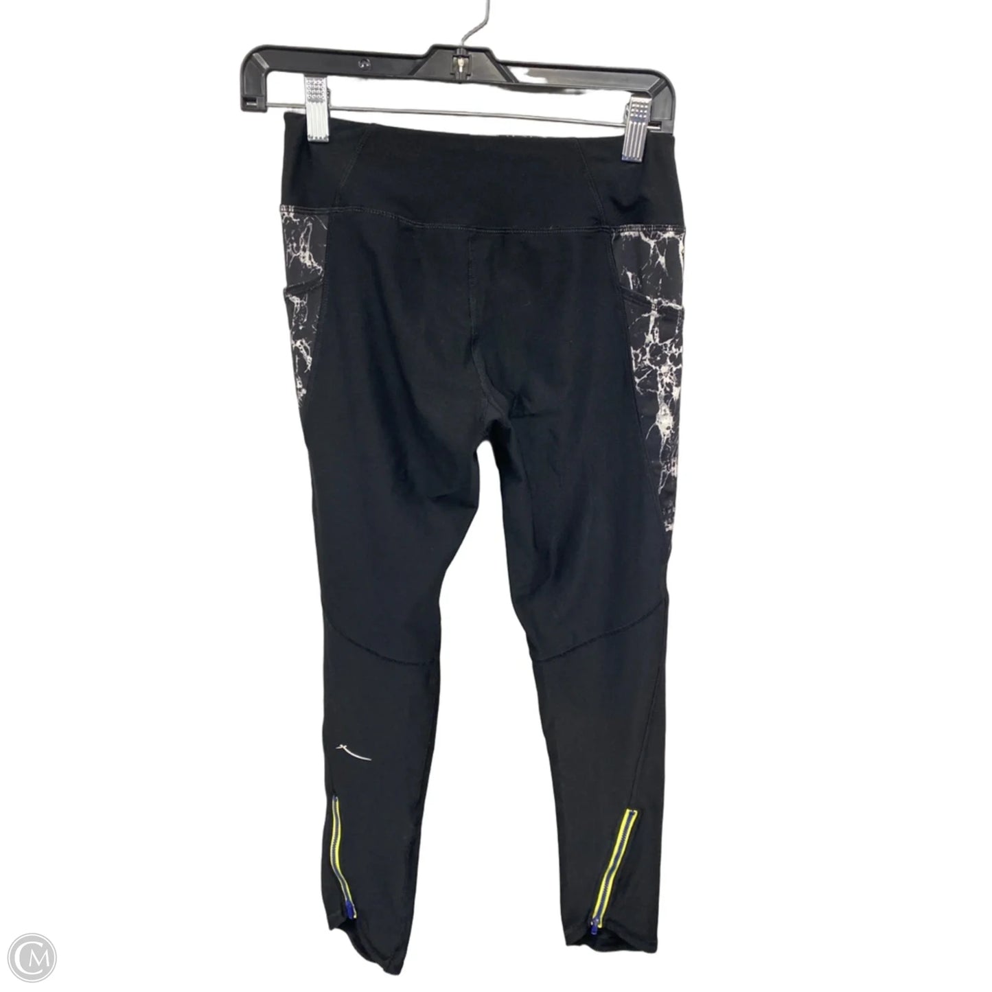 Athletic Leggings By Clothes Mentor In Black & White, Size: S
