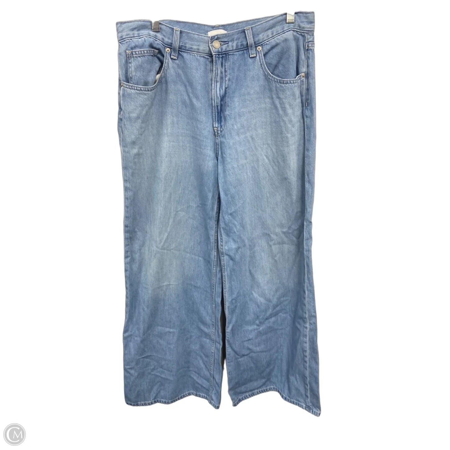 Jeans Wide Leg By Uniqlo In Blue, Size: 10