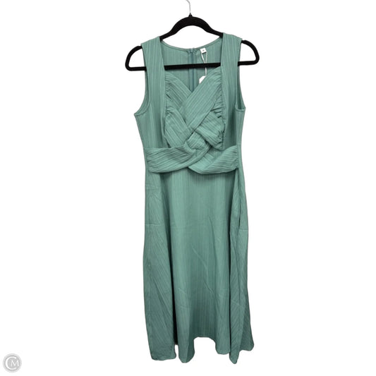 Dress Casual Midi By Clothes Mentor In Green, Size: M