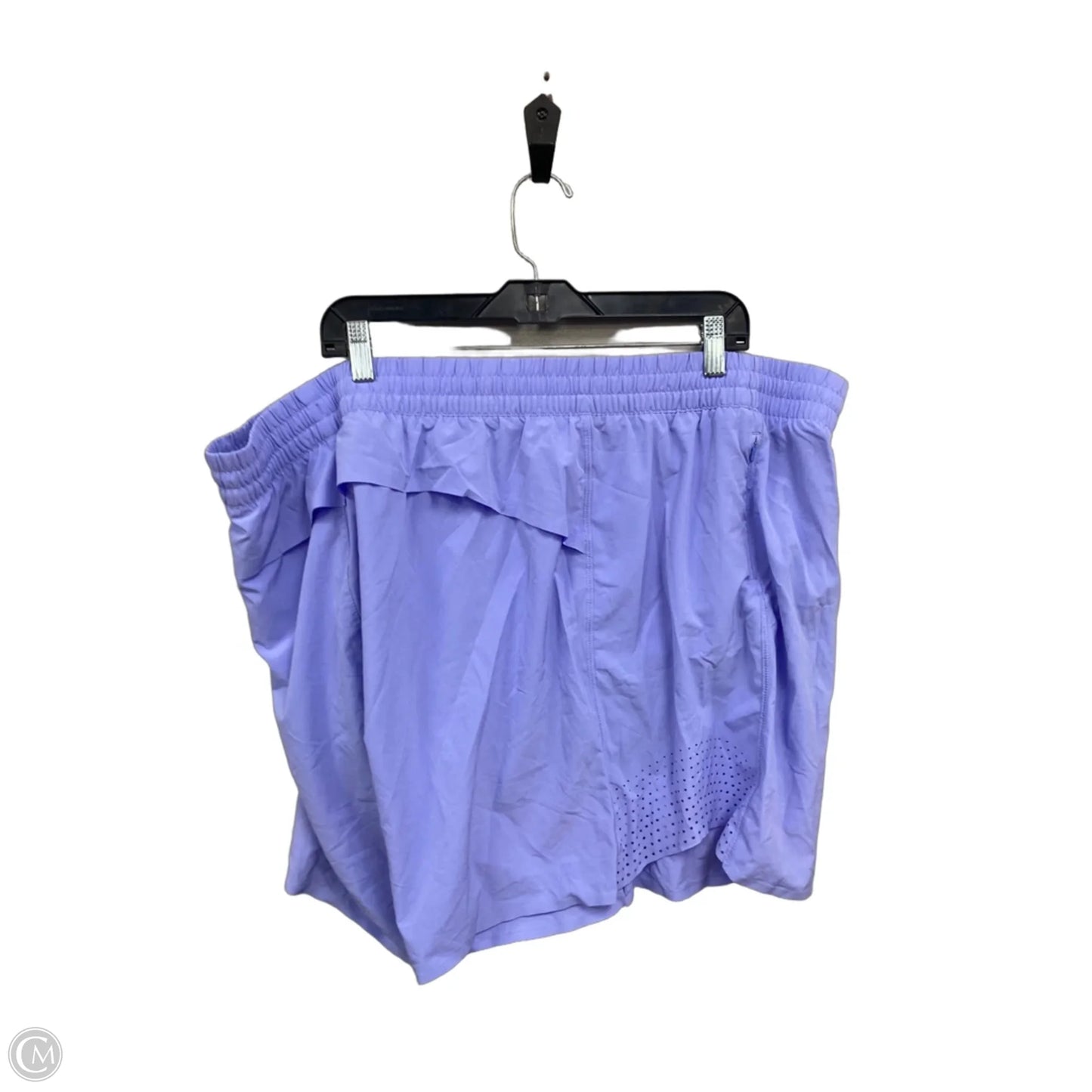 Athletic Shorts By Athleta In Purple, Size: 3x