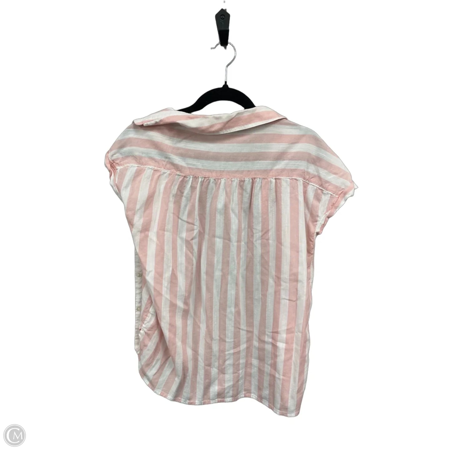 Top Short Sleeve By Old Navy In Striped Pattern, Size: M