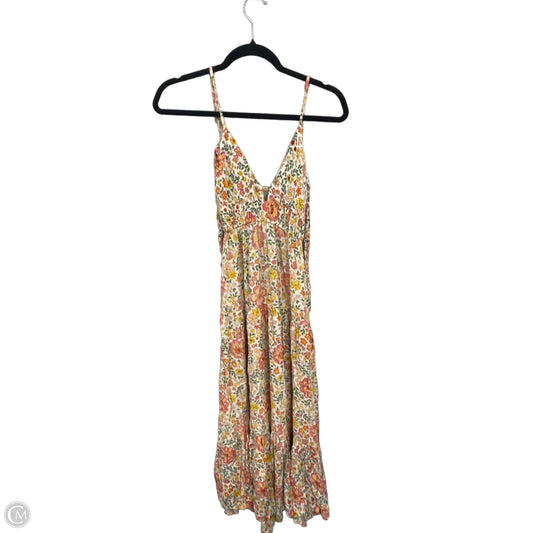 Dress Casual Midi By Angie In Floral Print, Size: M