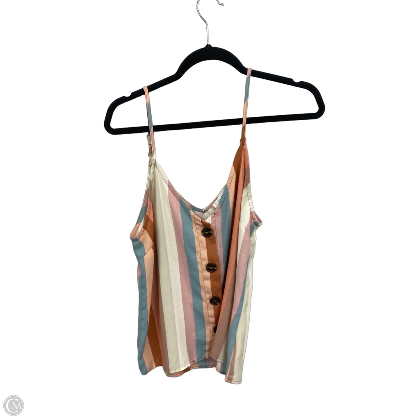 Top Sleeveless By Clothes Mentor In Striped Pattern, Size: L