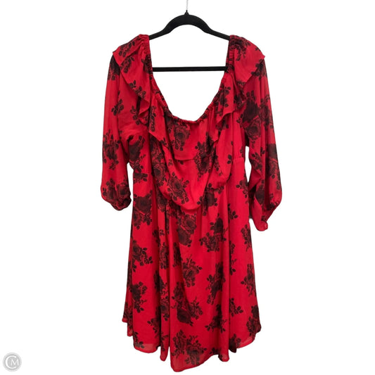 Dress Casual Midi By Torrid In Blue, Size: 4x