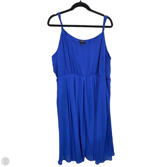 Dress Casual Midi By Torrid In Blue, Size: 4x