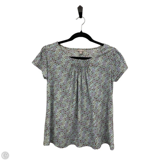 Top Short Sleeve By J. Jill In Multi-colored, Size: Sp