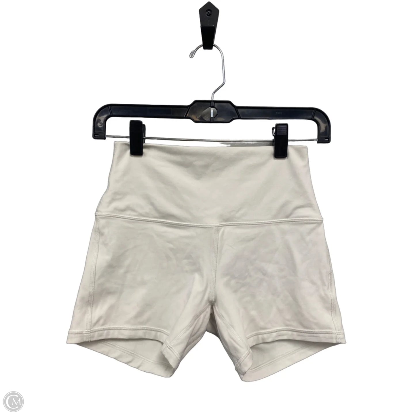 Athletic Shorts By Lululemon In Cream, Size: 6