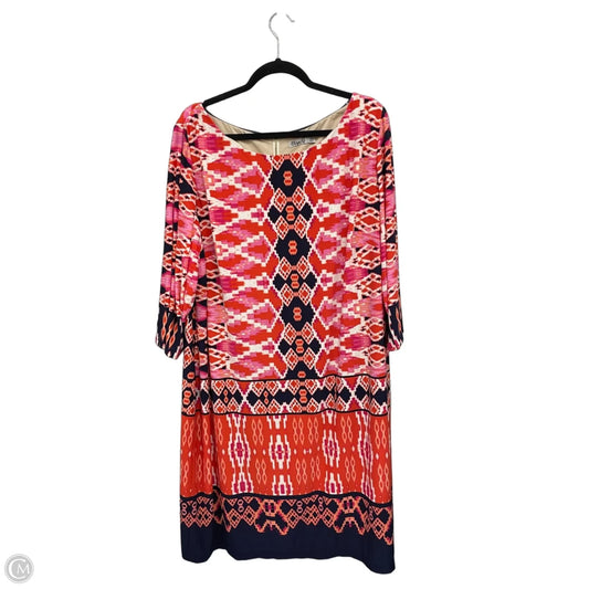 Dress Casual Short By Eliza J In Multi-colored, Size: 20