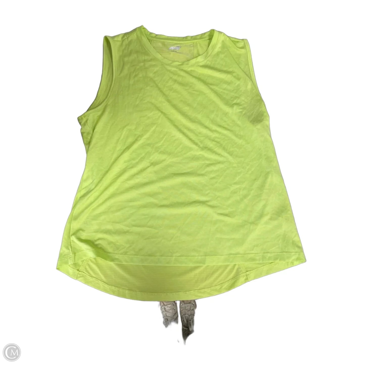 Athletic Tank Top By Avia In Green, Size: L