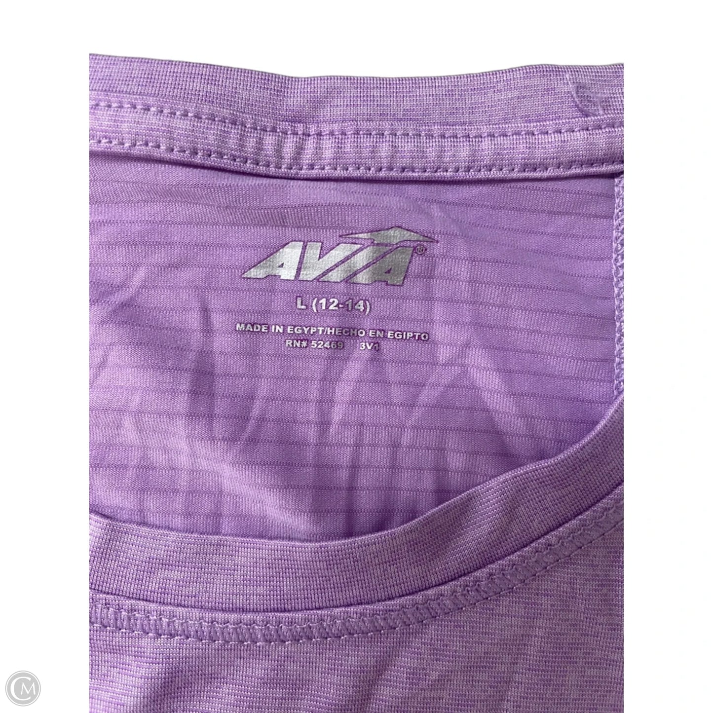 Athletic Tank Top By Avia In Purple, Size: L