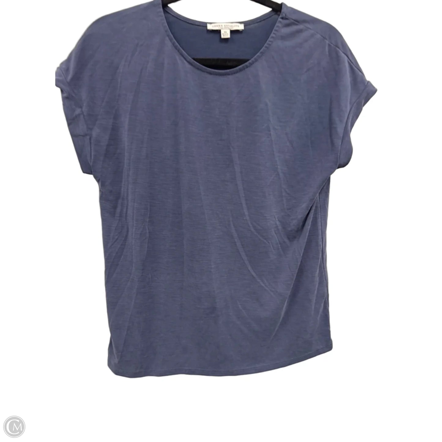 Top Short Sleeve By Green Envelope In Navy, Size: Xs