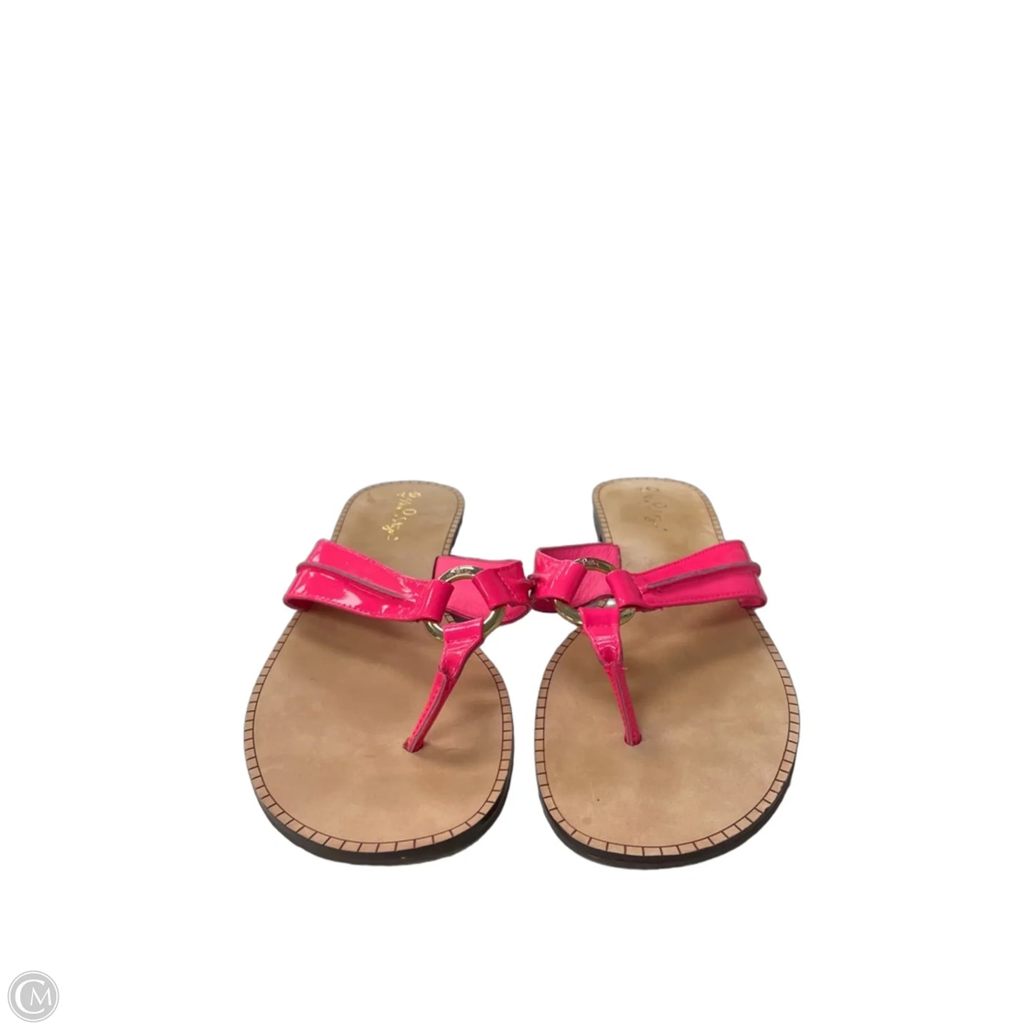 Sandals Designer By Lilly Pulitzer In Pink, Size: 9.5
