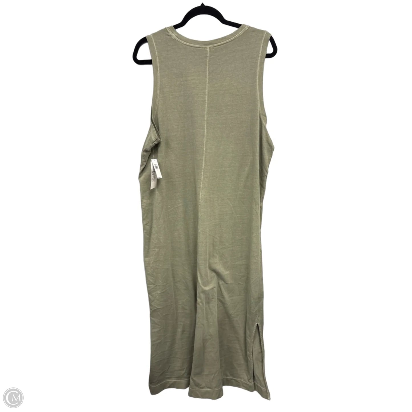 Dress Casual Midi By Old Navy In Green, Size: Xl