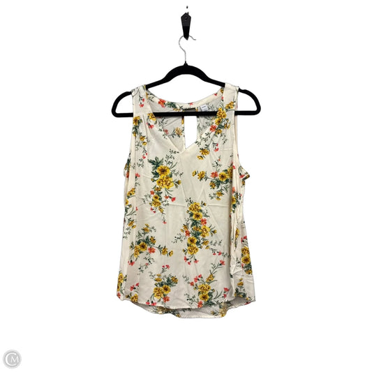 Top Sleeveless By Old Navy In Floral Print, Size: L