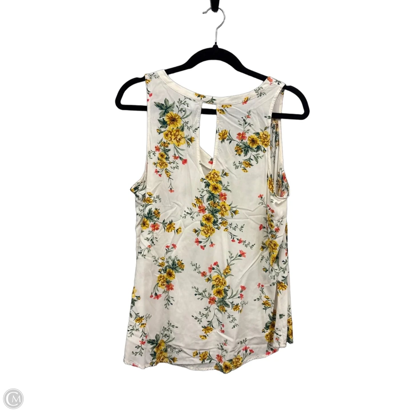 Top Sleeveless By Old Navy In Floral Print, Size: L