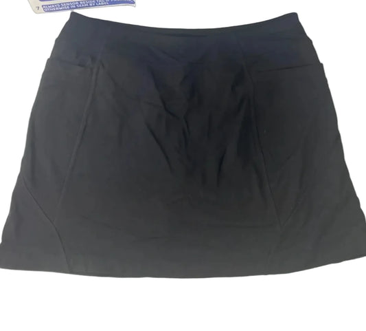 Athletic Skort By Athleta In Black, Size: Xl