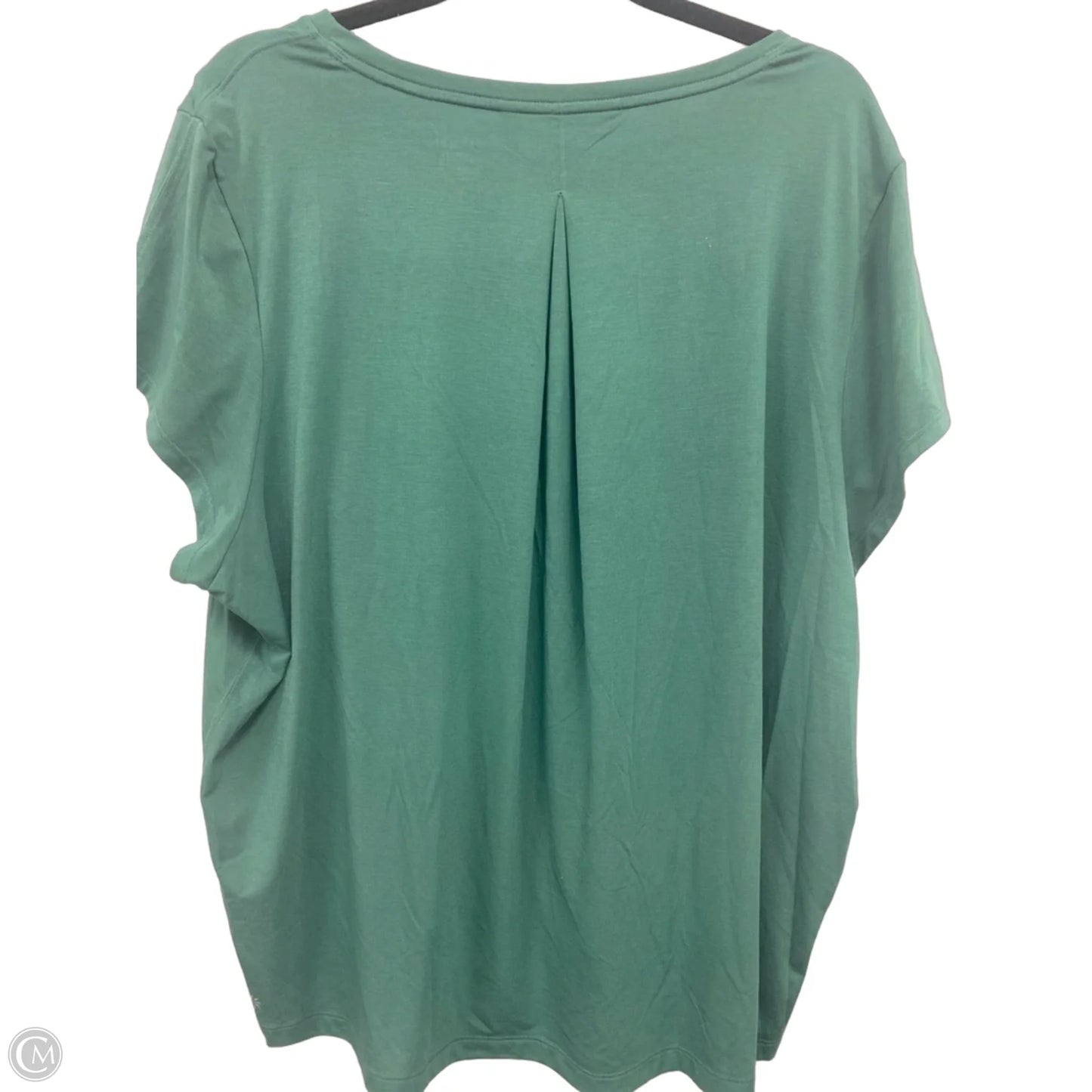 Athletic Top Short Sleeve By Athleta In Green, Size: Xl