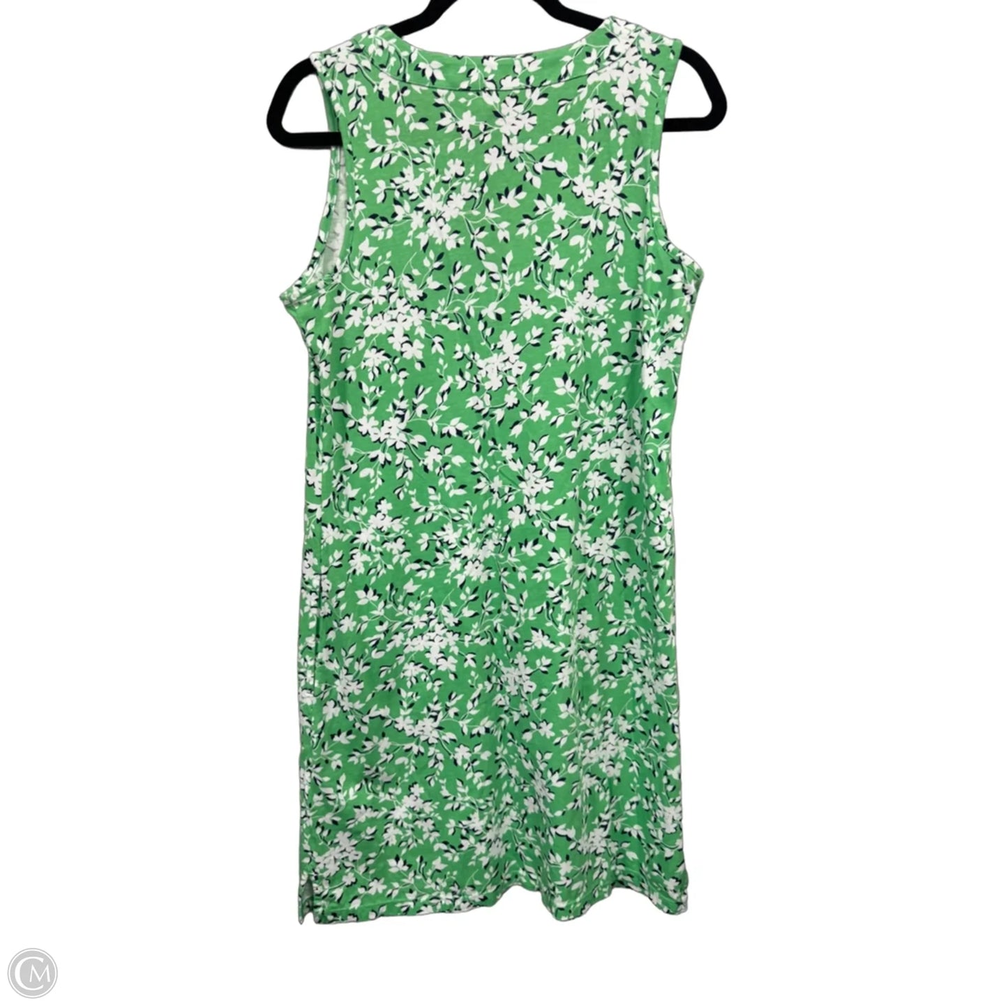 Dress Casual Short By Lands End In Floral Print, Size: L