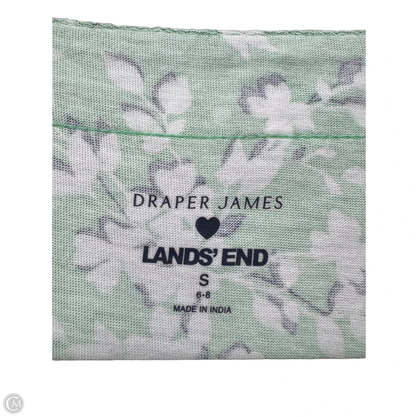 Dress Casual Short By Lands End In Floral Print, Size: L