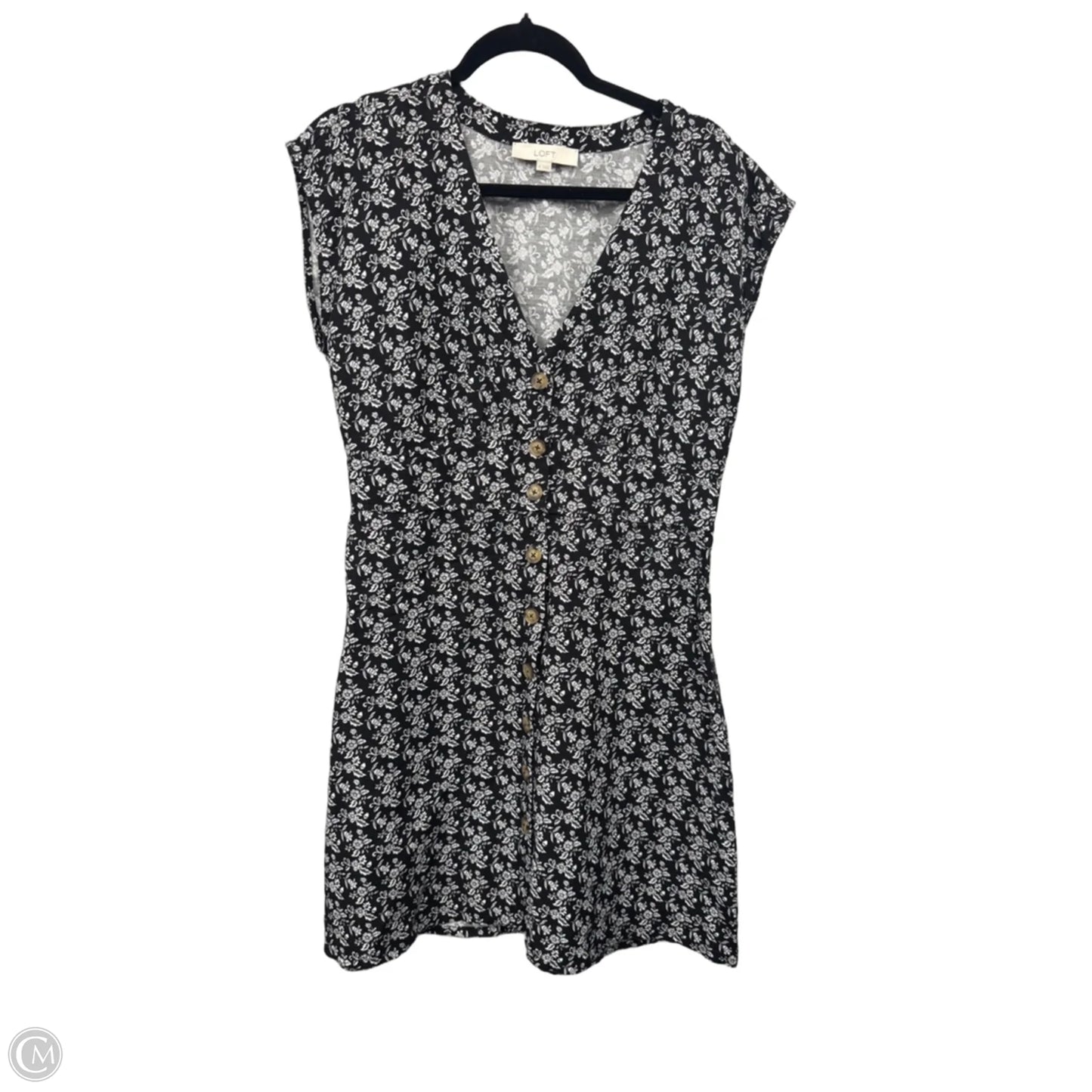 Dress Casual Short By Loft In Floral Print, Size: 8