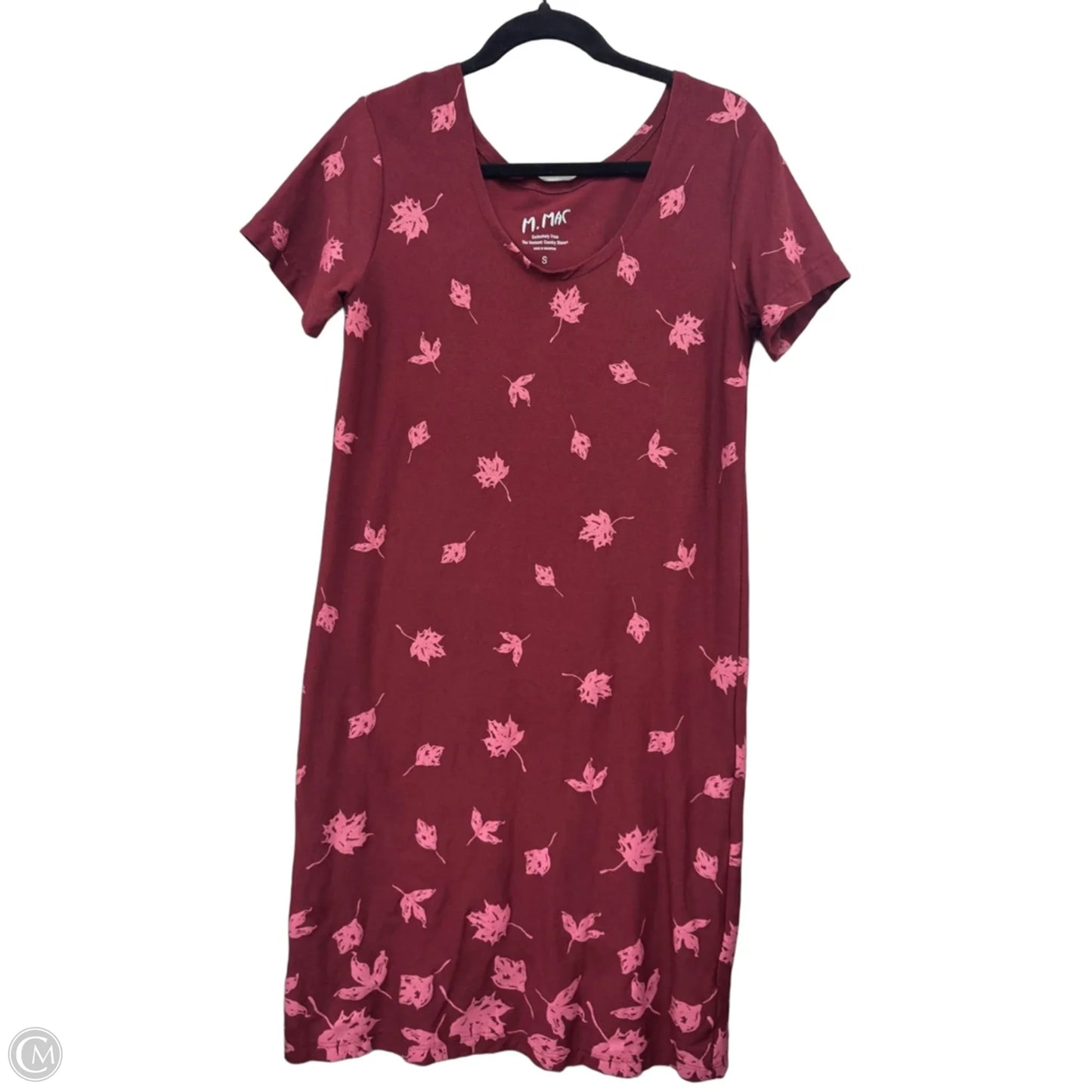 Dress Casual Midi By Clothes Mentor In Pink & Red, Size: S