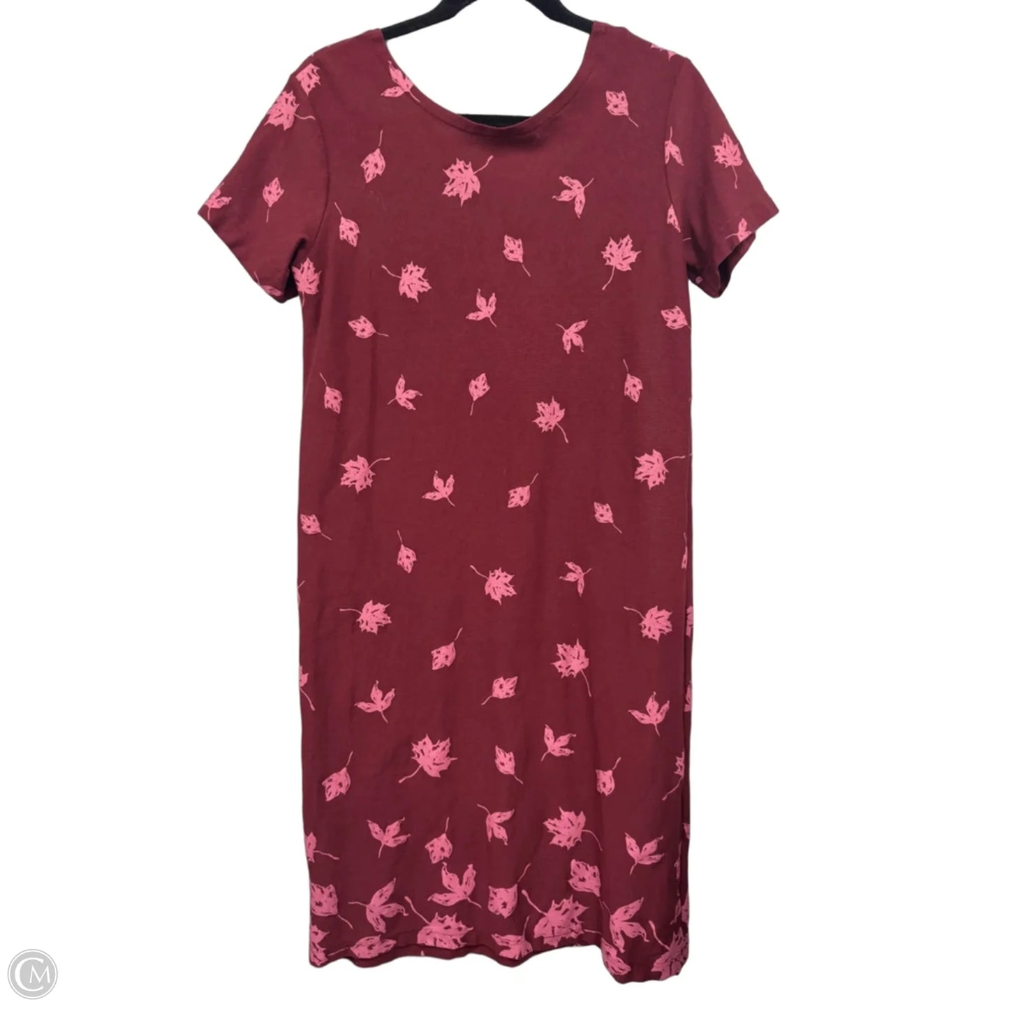 Dress Casual Midi By Clothes Mentor In Pink & Red, Size: S