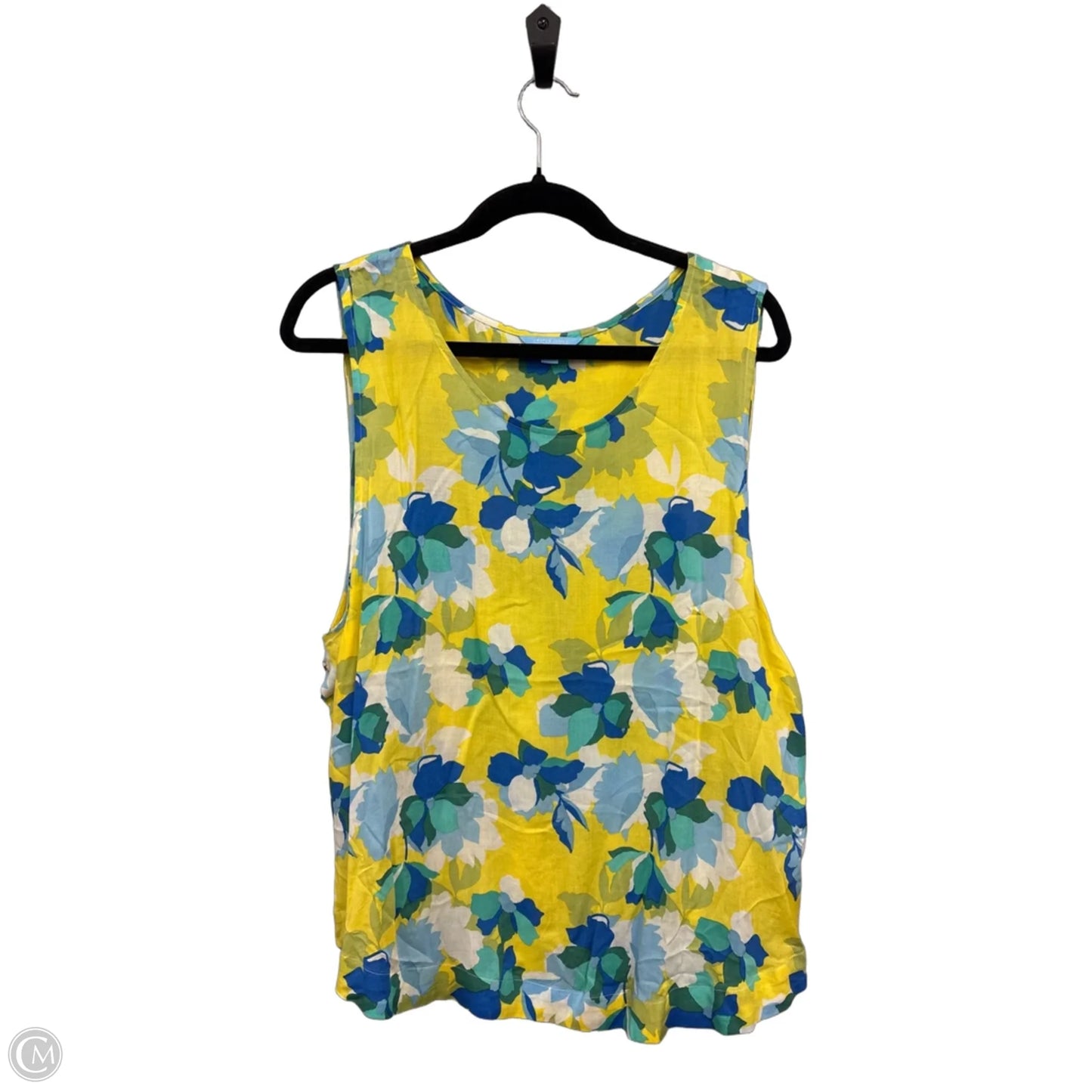 Top Sleeveless By Draper James In Floral Print, Size: Xxl
