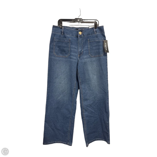 Jeans Wide Leg By Rafaella In Blue, Size: 14