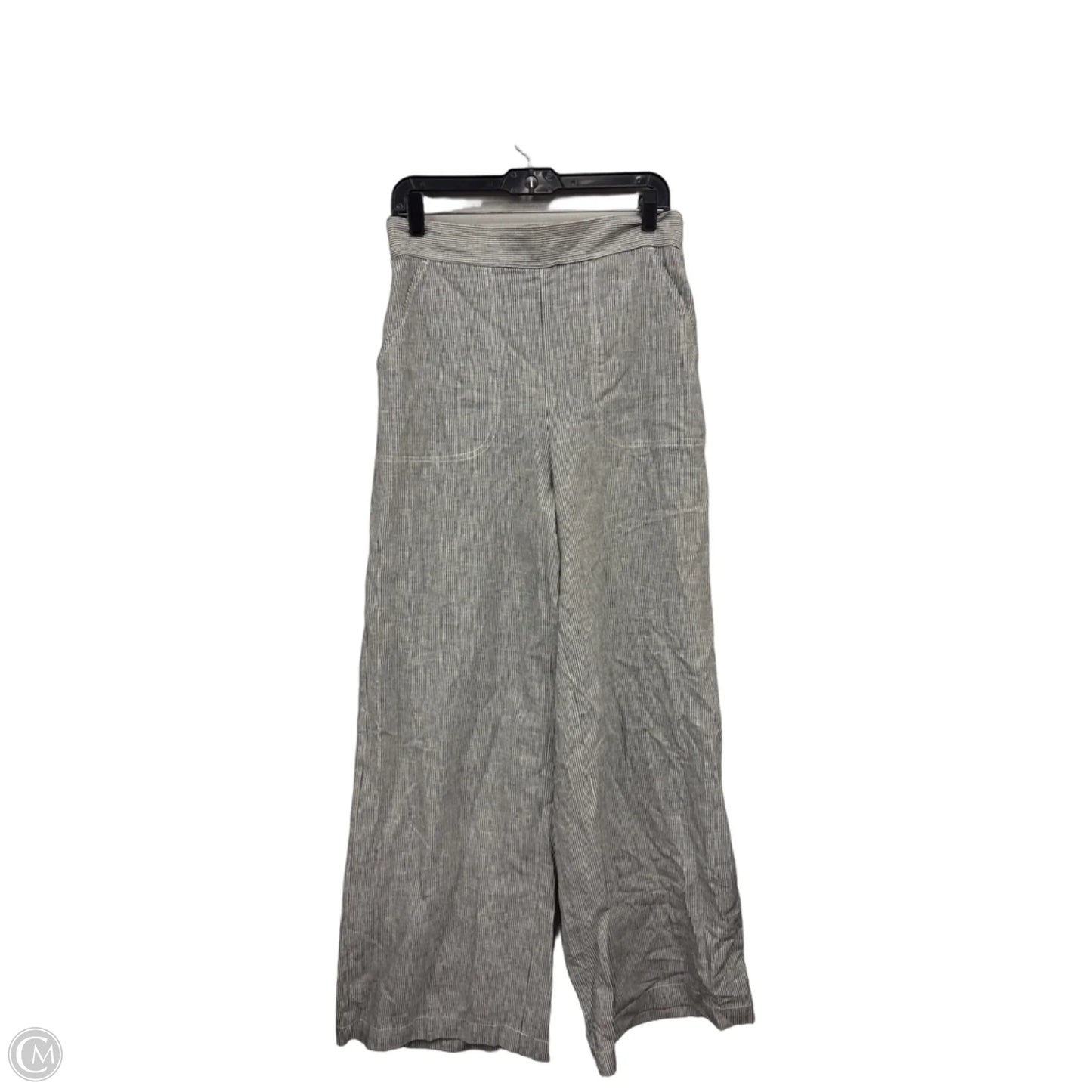 Pants Wide Leg By Max Studio In Striped Pattern, Size: L