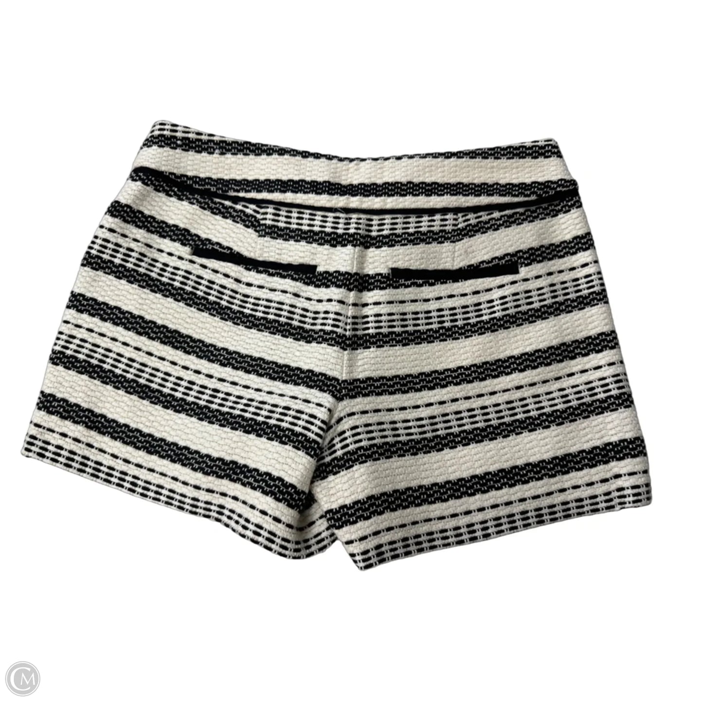 Shorts By Loft In Black & Cream, Size: Xxs