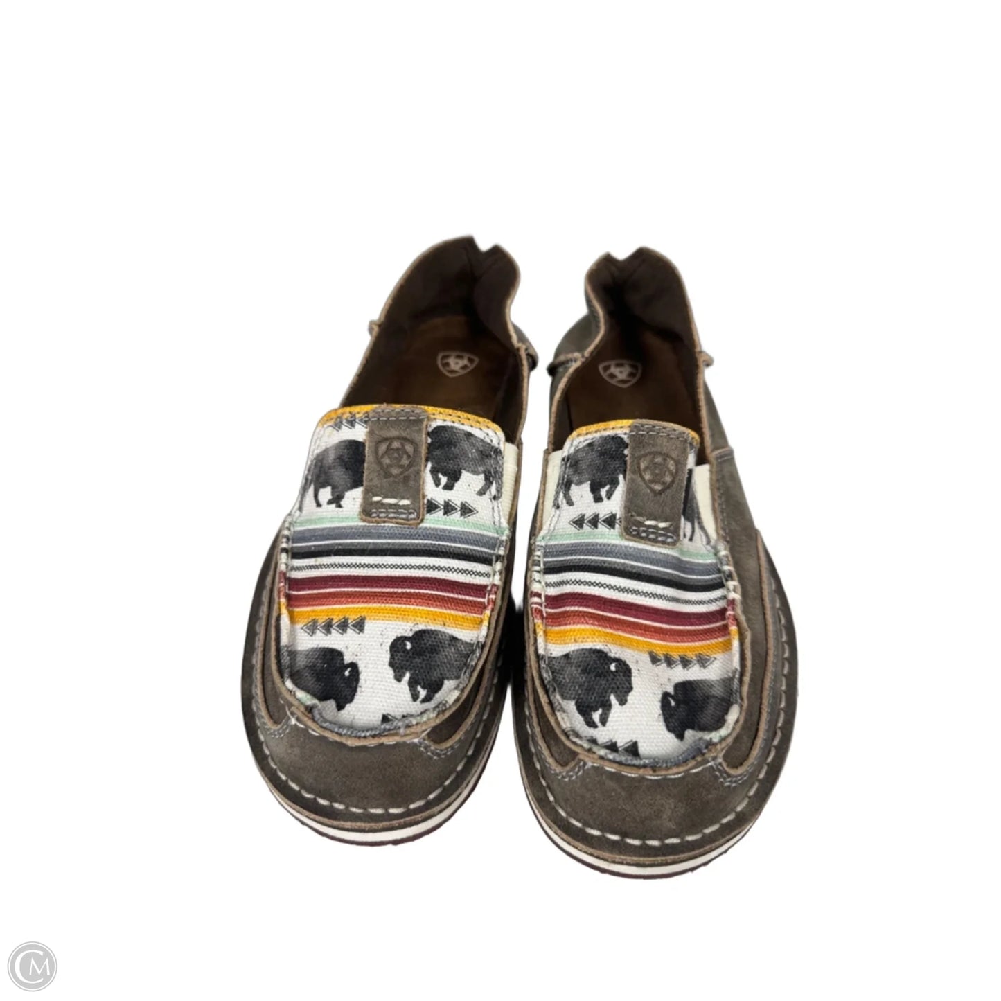 Shoes Flats By Ariat In Animal Print, Size: 8