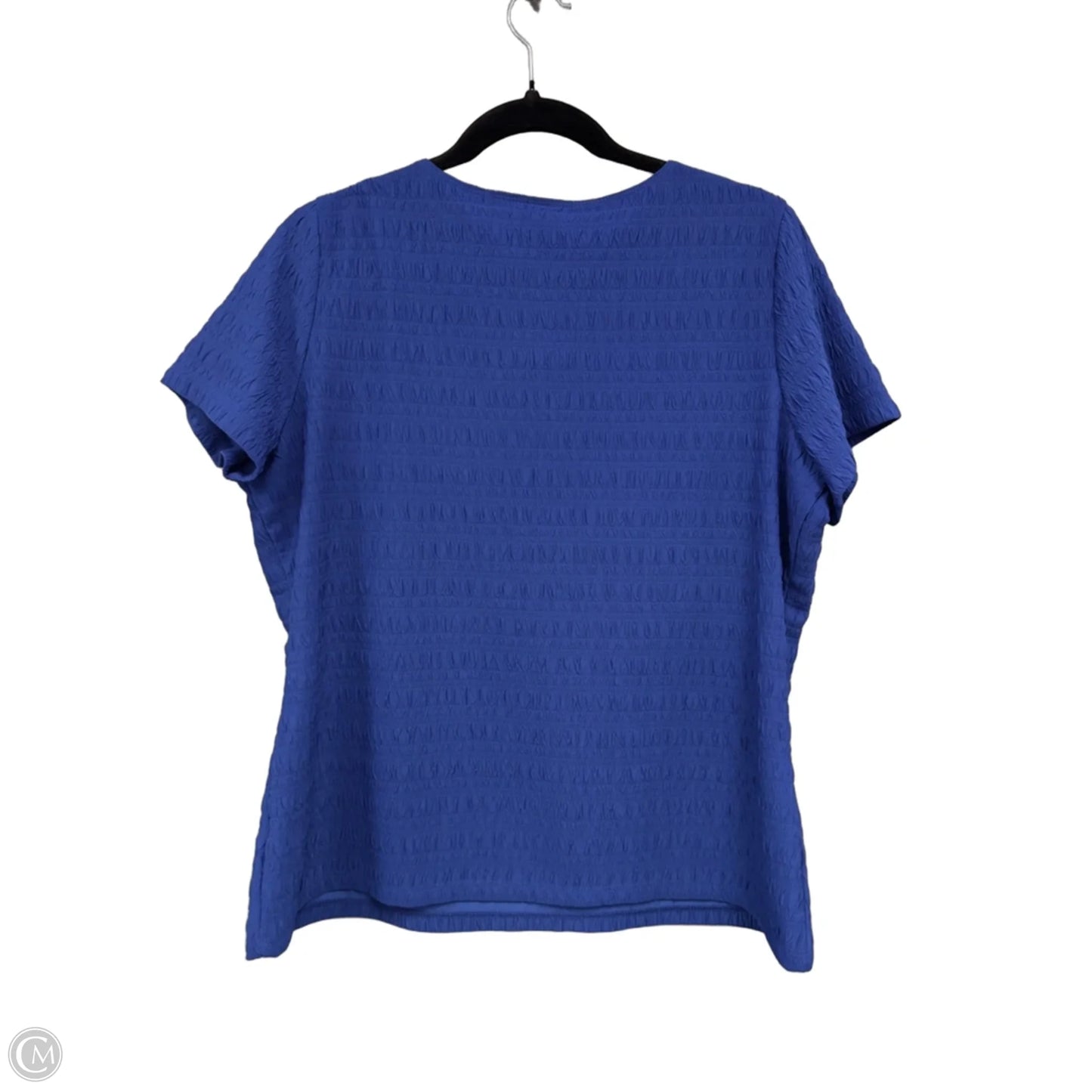 Top Short Sleeve By East 5th In Blue, Size: Xl