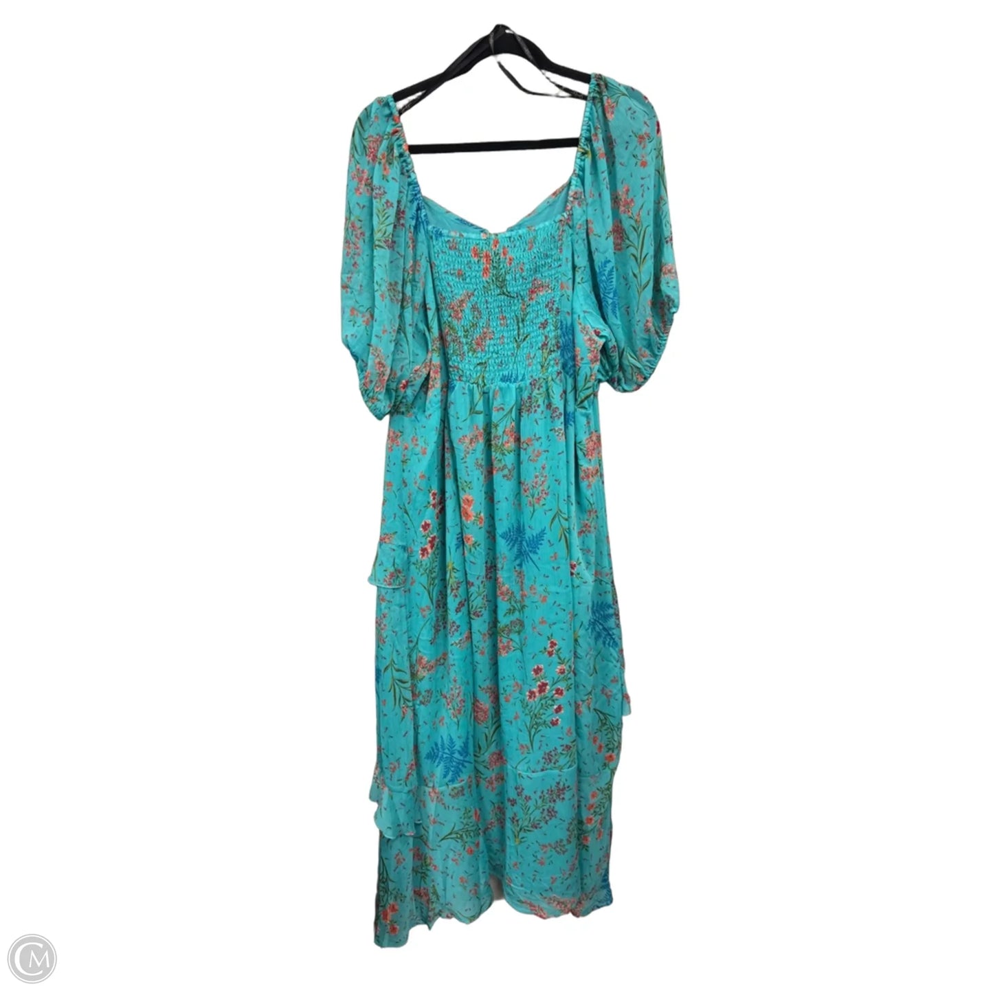 Dress Casual Midi By Jessica Simpson In Floral Print, Size: 3x