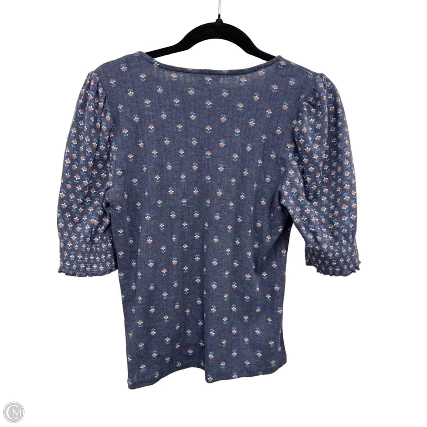Top Short Sleeve By Lucky Brand In Floral Print, Size: S