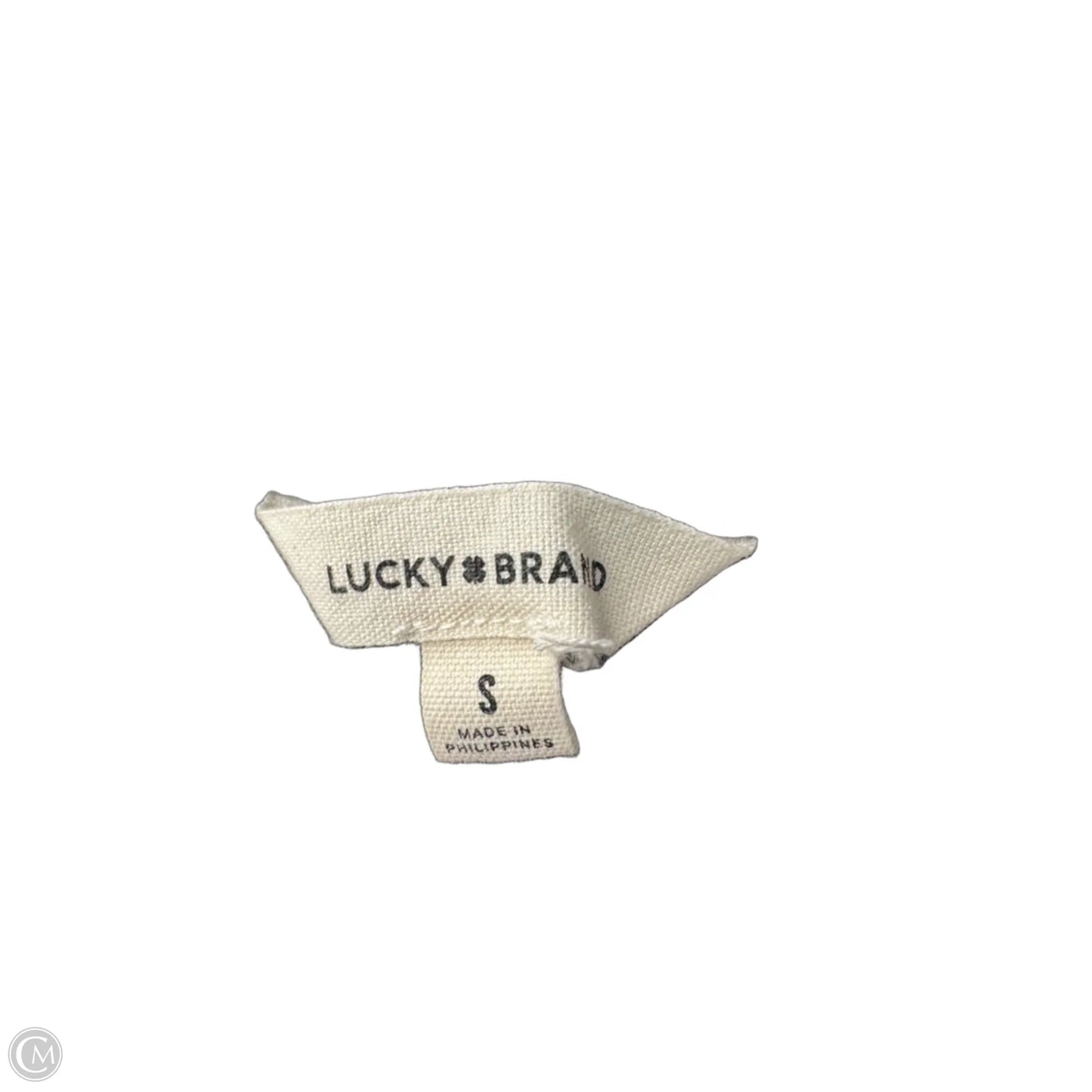 Top Short Sleeve By Lucky Brand In Floral Print, Size: S