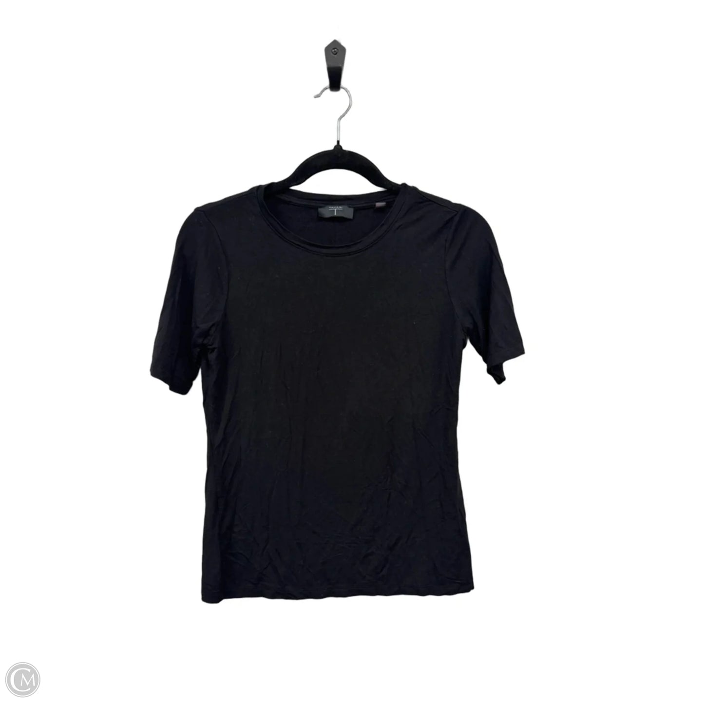 Top Short Sleeve Basic By Tahari In Black, Size: Xs