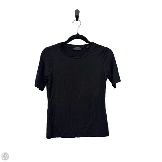 Top Short Sleeve Basic By Tahari In Black, Size: Xs