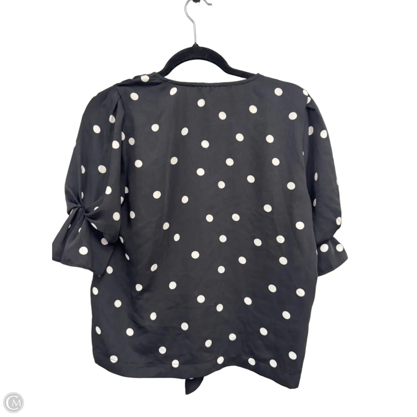 Top Short Sleeve By Laundry In Polkadot Pattern, Size: S