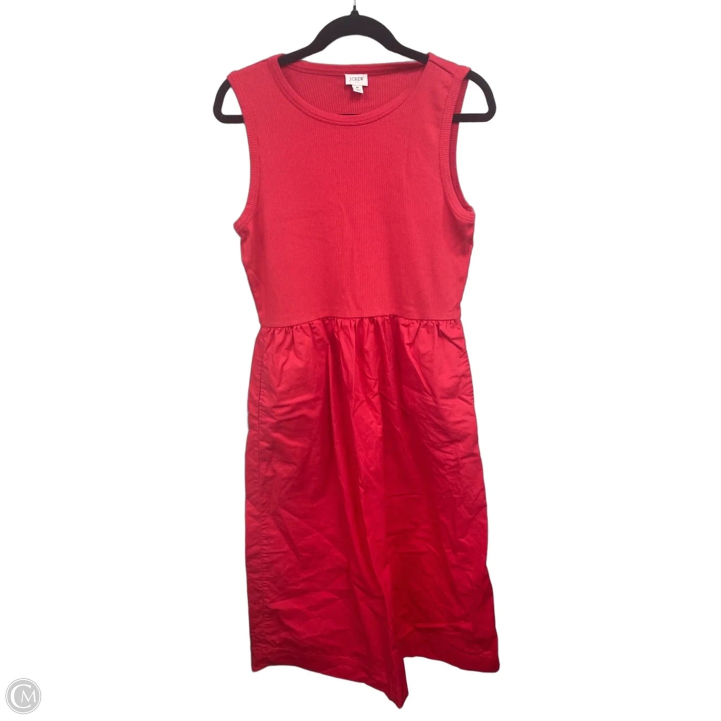 Dress Casual Midi By J. Crew In Pink, Size: M