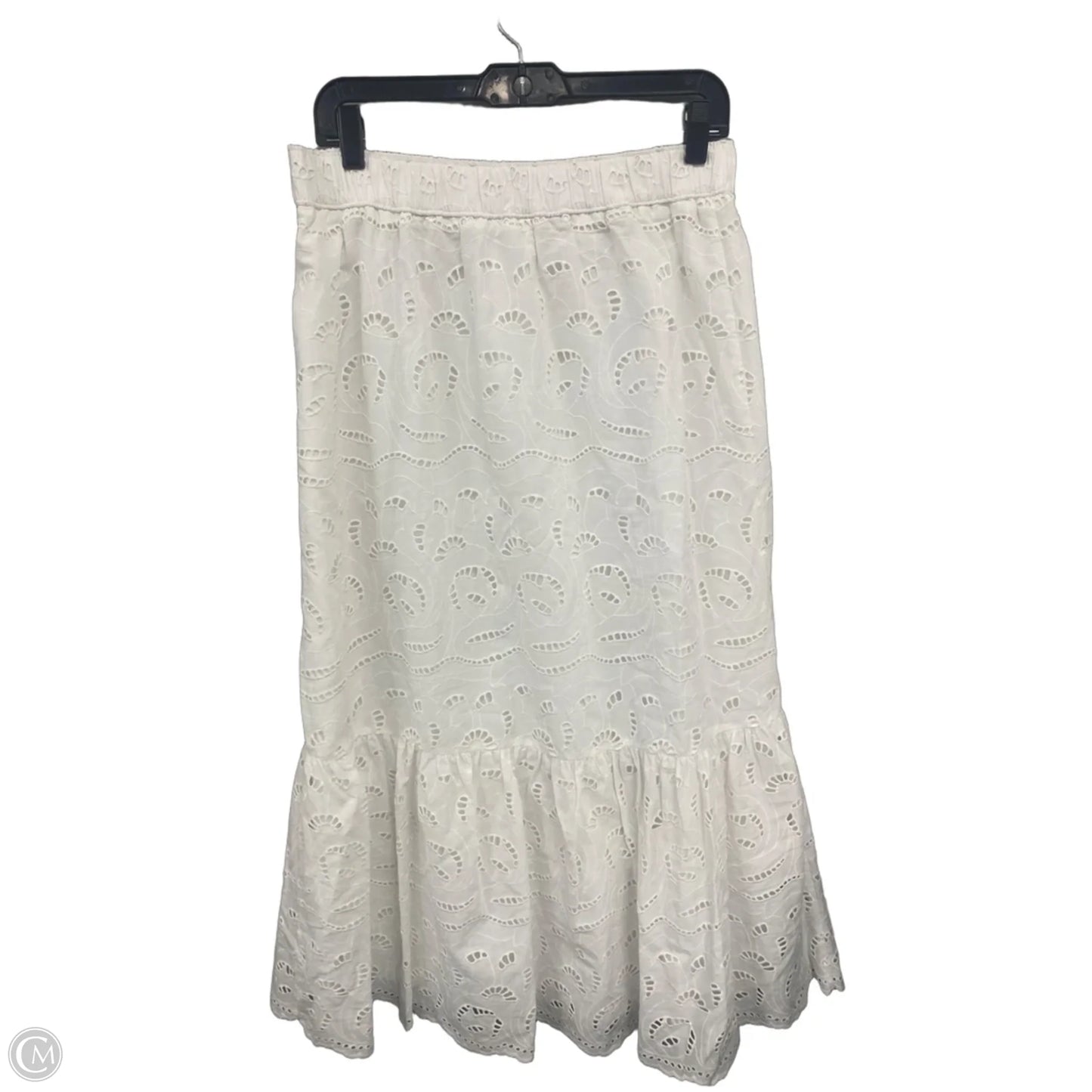 Skirt Maxi By Loft In White, Size: M