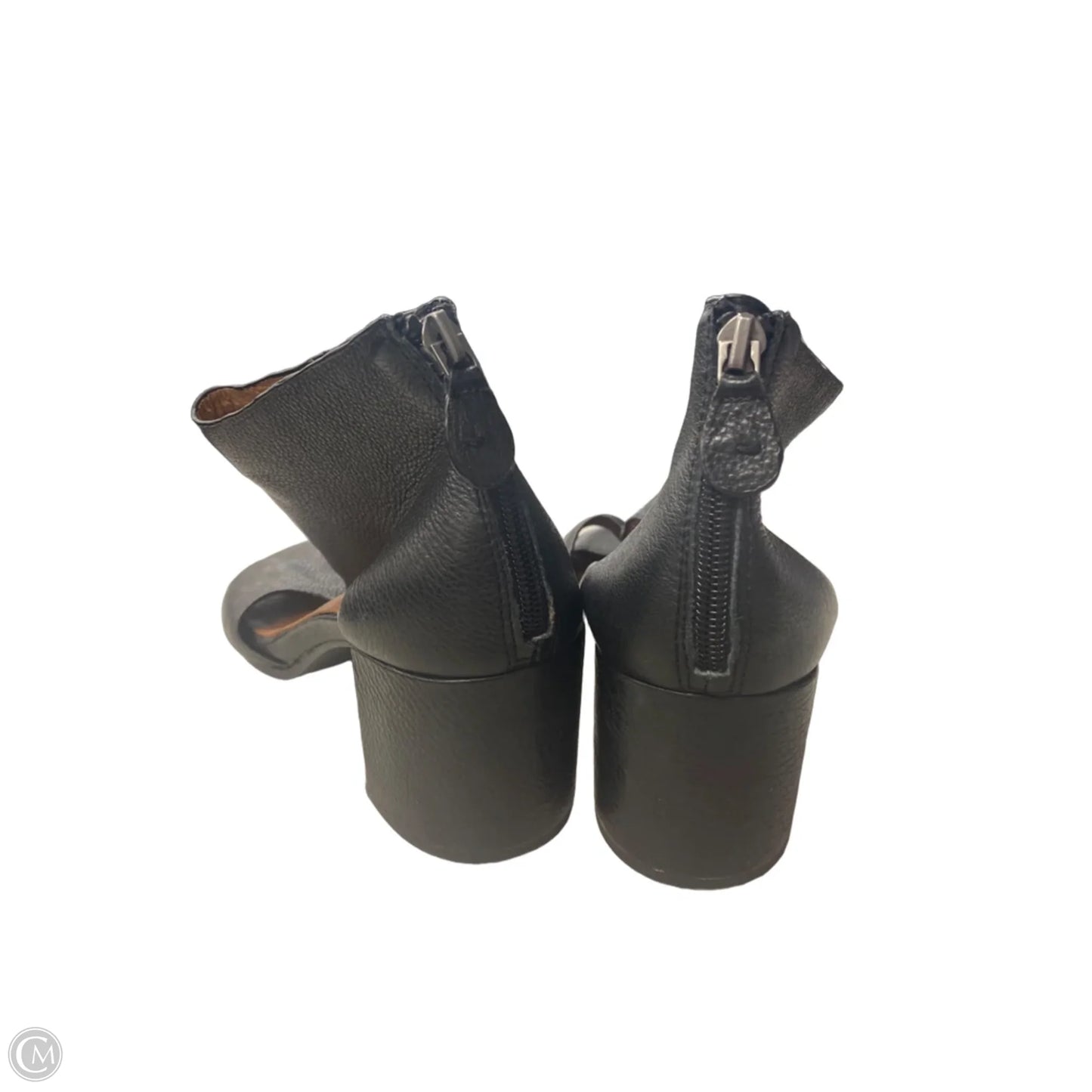 Sandals Heels Block By Gentle Souls In Black, Size: 9