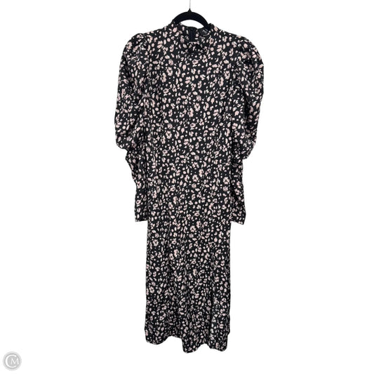 Dress Casual Midi By Clothes Mentor In Floral Print, Size: 12
