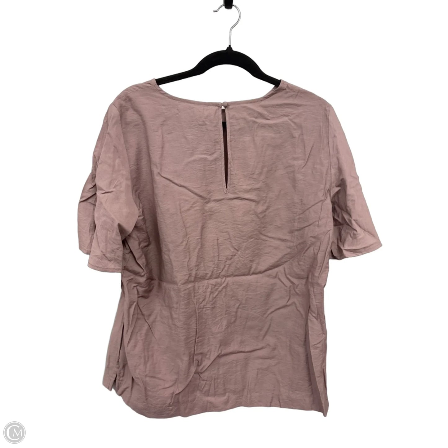 Top Short Sleeve By A New Day In Mauve, Size: L