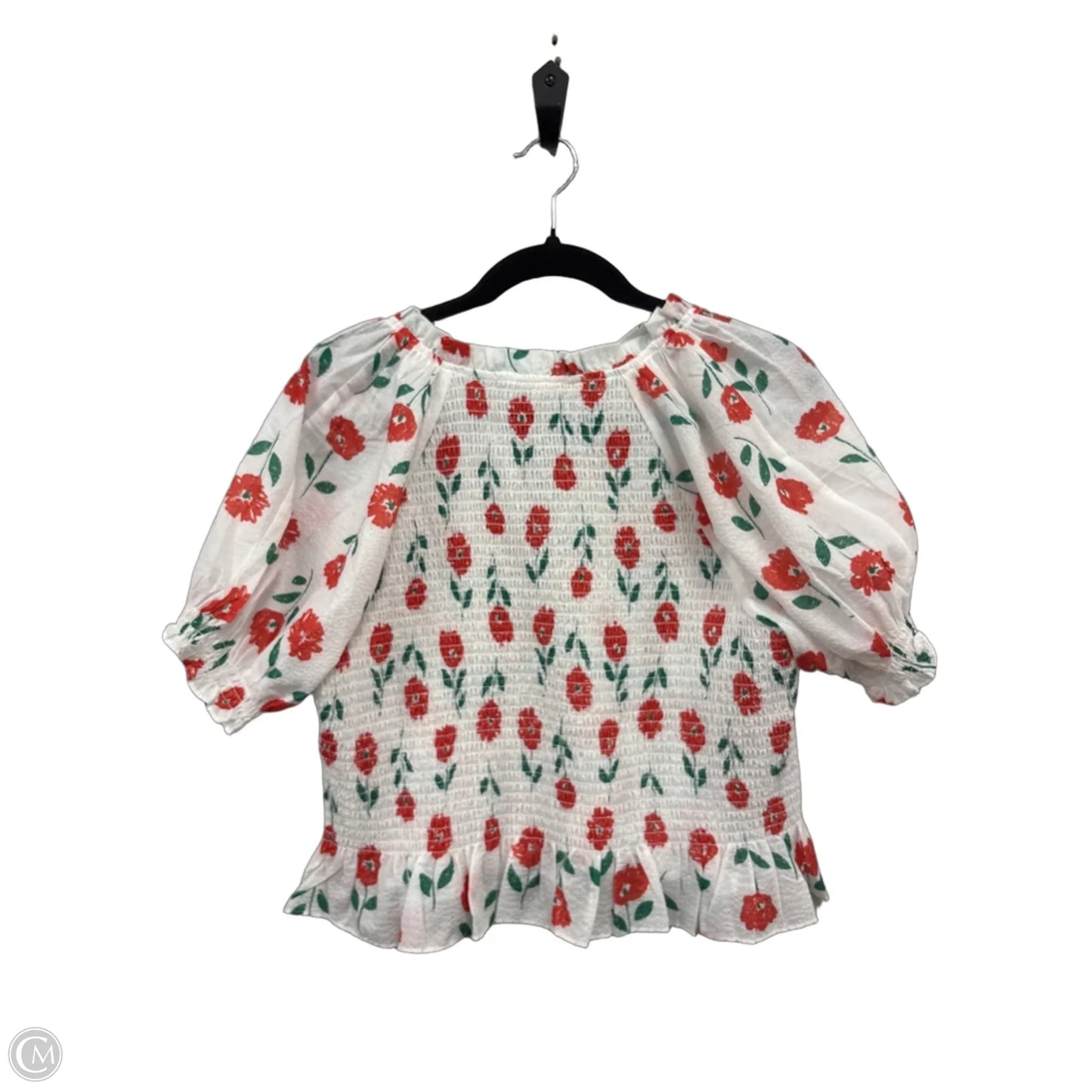 Top Short Sleeve By Thml In Floral Print, Size: M